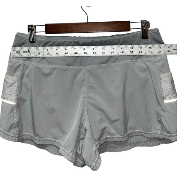Athleta Women's Athletic Running Shorts Size Medium Gray Activewear - Picture 6 of 8